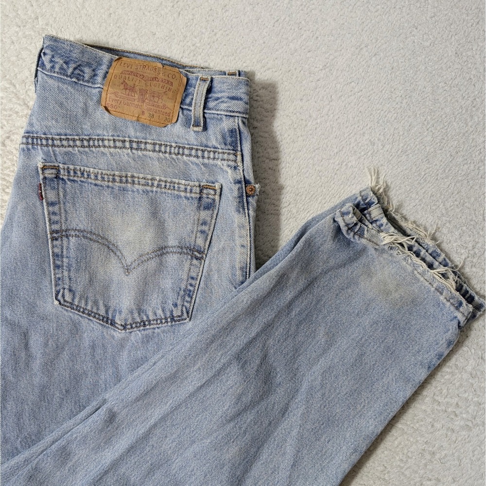 Vintage 01' Levis 560 Jeans Mens 38x30‎ Distress Loose Fit Taper Leg Made In USA
